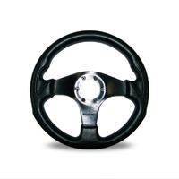 Autotecnica Formula Black Spoke Steering Wheel 350mm Diameter 51/13