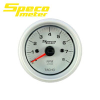 Speco Sports Series Universal Tacho Tachometer Gauge 2" 0-8000 RPM 524-01