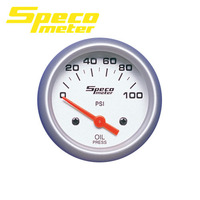 Speco Sports Series Universal Electrical Oil Pressure Gauge 2" 0-100 PSI 524-20