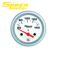 Speco Sports Series Electrical Oil Temperature Gauge 2" 50-100 Degrees 524-21