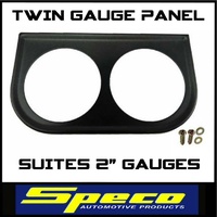 Speco 2" Twin Gauge Panel / Holder Car Boat Bike # 541-02