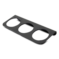 Speco 2" Triple Gauge Panel Black 541-03