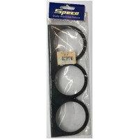 Speco 2 5/8” Triple Black Panel Universal Gauge Holder 541-07