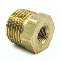Speco Meter brass automotive gauge adapter 1/8" NPT to M18 x 1.5 542-23