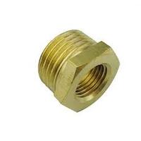 Speco Meter brass automotive gauge adapter 1/8" NPT to 1/4" NPT 542-25