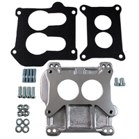 Carburettor Adaptor For Ford V8 Carter Thermo-Quad 4BBL To Holley 350 & 500 2BBL