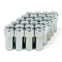 SAAS Wheel Nut Mag 7/16 Chrome SST 60mm set of 20 76040B