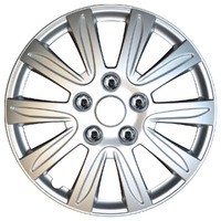 SAAS Dart 13" Silver Wheel Cover Set 76113