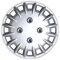 SAAS Tracer 12" Silver Wheel Cover set 78112