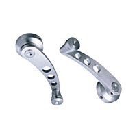 Autotecnica Universal Billet Aluminium Window Winders 12mm Shaft Polished 80/30