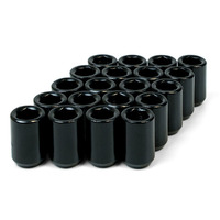 SAAS Wheel Nut Internal Hex 1/2 Black 33mm set of 20 83301BBC