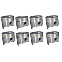 Silv-O-Lite set of 8 cast pistons for Chrysler 318 smallblock V8 1.50mm oversize