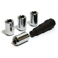SAAS Wheel Stud Lock Nuts Internal Hex Sml Dia 12mm x 1.25 Pk 4 90805