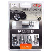 SAAS Wheel Stud Lock Nuts Splined Bulge 7/16" Pk 4 913020