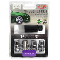 SAAS Wheel Stud Lock Nuts Splined Acorn Bulge 1/2" Pk 4 923321