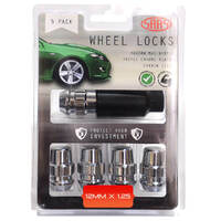SAAS Wheel Stud Lock Nuts Splined Acorn Bulge 12mmx 1.25 Pk 5 923325-5