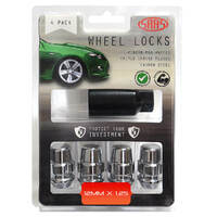 SAAS Wheel Stud Lock Nuts Splined Acorn Bulge 12mmx 1.25 Pk 4 923325