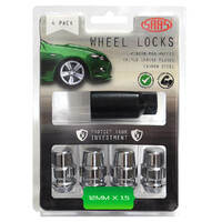 SAAS Wheel Stud Lock Nuts Splined Acorn Bulge 12mmx 1.50 Pk 4 923326