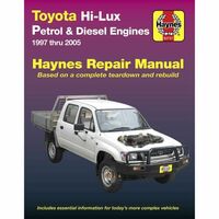 Haynes workshop manual book for Toyota Hilux 1997-2005 3RZ-FE 5VZ-FE 5L-E 1KZ-TE 92737