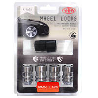 SAAS Wheel Stud Lock Nuts Internal Star Bulge 12mm x 1.25 Pk 4 933525