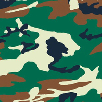 Autotecnica Sticker Bomb Army Forest Green Vinyl Car Wrap 152x100cm A0025