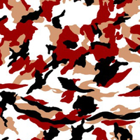 Autotecnica Sticker Bomb Army Red Vinyl Car Wrap 152x100cm A0029