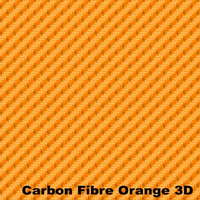 Autotecnica Orange 3D Carbon Fibre Look Vinyl Car Wrap 152x152cm A24199