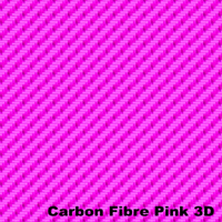 Autotecnica Pink 3D Carbon Fibre Look Vinyl Car Wrap 152x152cm A31199