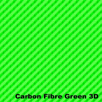 Autotecnica Green 3D Carbon Fibre Look Vinyl Car Wrap 152x152cm A32199