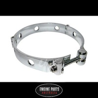 RACING STYLE ALUMINIUM CLAMP 63MM SILVER