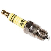 Accel U-Groove Shorty Spark Plugs 0.460" reach Projected tip Set of 8 Resistor