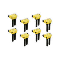 ACCEL Ignition Coil 2005-2020 Gen 3 For Chrysler Hemi 5.7L/6.1L/6.2L/6.4L Yellow Dual Plug Set of 8