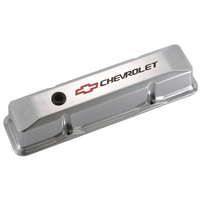 ACDelco Valve Covers Tall Cast Aluminium Polished Chevrolet Logo Chevrolet Small Block Pair