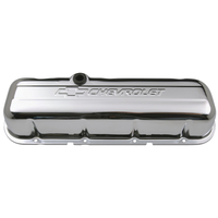 ACDelco Valve Covers Tall Steel Chrome Chevrolet Logo Chevrolet Big Block Pair