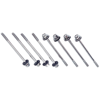ACDelco Valve Cover Bolts Chrome Hex Centerbolt Cast Covers Chevrolet 5.0/5.7L Set of 8