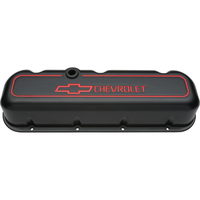 ACDelco Valve Covers Tall Cast Aluminium Black Wrinkle Chevrolet Logo Chevrolet Big Block Pair