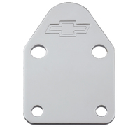 ACDelco Fuel Pump Block-Off Plate Steel Chrome Plated Chevrolet Small Block Each