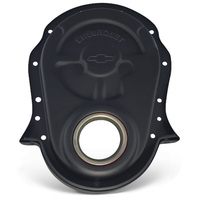 ACDelco Timing Cover 1-Piece Steel Black Crinkle Chevrolet and Bowtie Emblems Chevrolet Big Block Each