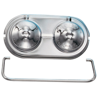 ACDelco Master Cylinder Cover Steel Chrome Single Bail Round Ends 5 in. x 3.0 in. GM Each