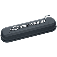 ACDelco Valve Cover Cast Aluminium Black Crinkle Chevrolet Logo Chevrolet Small Block LS Pair