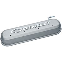 ACDelco Valve Cover Cast Aluminium Gray Crinkle Chevrolet Logo Chevrolet Small Block LS Pair