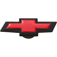ACDelco Air Filter Assembly Wing Nut Aluminium Black Crinkle/Red Bowtie Emblem 1/4-20 in. and 5/16-18 in. Each