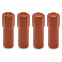 ACDelco Valve Cover Studs with Mini Hex Nuts Bowtie Emblem Steel Orange 1/4 in.-20 1.5 in. Length Set of 4