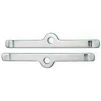 ACDelco Valve Cover Hold-Down Tabs Steel Chrome Plated Chevrolet Small Block V8/V6 Set of 4