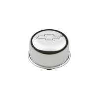ACDelco Valve Cover Breather Push-In Round Steel Chrome Bowtie Emblem Each