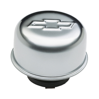 ACDelco Valve Cover Breather Twist-On Round Steel Chrome Bowtie Emblem Each