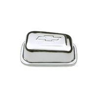 ACDelco Valve Cover Breather Push-On Rectangular Steel Chrome Bowtie Emblem Each