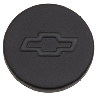 ACDelco Oil Fill Cap Steel Round 1.220 in. Diameter Black Push-In Universal Bowtie Emblem Each