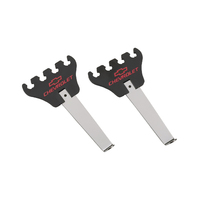 ACDelco Ignition Wire Loom/Separator Bowtie Steel/Nylon Chrome/Black 7-8mm Chevrolet Pair