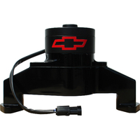ACDelco Water Pump Electric 35 gpm Die-Cast Aluminium Black Powdercoated Red Bowtie Emblem Chevrolet Big Block Each